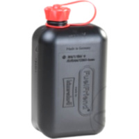 Plastic fuel can 2l black