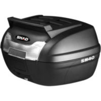 Shad top box black 40l fitting for Rieju Spike  50  2008, 1,8/8,8 PS, 1,3/6,5 kw
