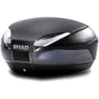 Topcase schwarz+Carbon 48 Liter Shad passend für Honda CBR  125 JC50A 2019, 13,3 PS, 10 kw