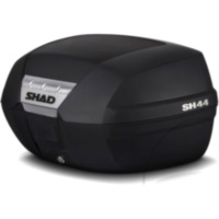 Topcase black 44l shad fitting for Rieju Spike  50  2008, 1,8/8,8 PS, 1,3/6,5 kw