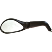 Mirror oval black/silver