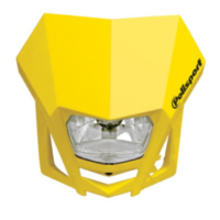 Off road headlamp with number board yellow rm01