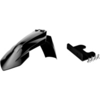 fender / guard plate  front black und mounting Set
