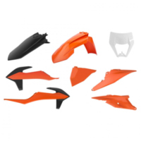 Komplettkit orange 16/schwarz/weiß