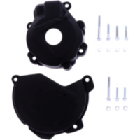 Clutch/ ignition cover protector black 90978