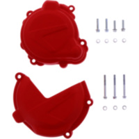 Clutch/ ignition cover protector red 91001