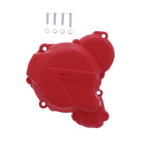 Ignition cover protector red