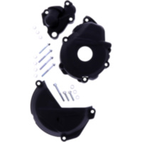 CLUTCH/ IGNITION COVER PROTECTOR BLACK 3596