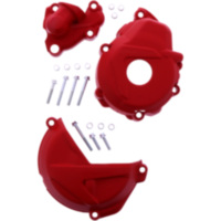 CLUTCH/ IGNITION COVER PROTECTOR RED 3598