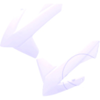 RADIATOR GUARDS KIT WHITE 3859