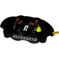 Brake caliper right black 108mm accossato