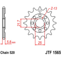 Front sprocket 12tooth pitch 520 JTF156512