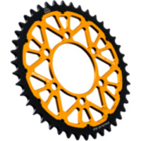 REAR SPROCKET TWINSTAR 42 TOOTH PITCH 520 GOLD