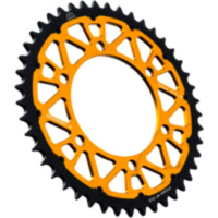 REAR SPROCKET TWINSTAR 45 TOOTH PITCH 520 GOLD 2742