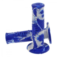 Domino snake grips blue/white