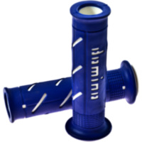 Domino off road grips blue/white