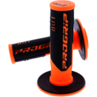Lenkergriffe Lenkergriffe Griffgummi fluoreszierend orange / schwarz