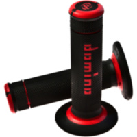 Domino off road grip black/red