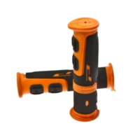 Grips black/orange atv