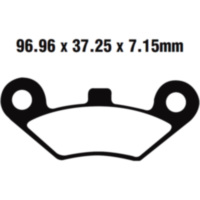 Brake pads std ebc FA453TT