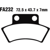 Brake pad sinter r ebc FA232R