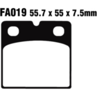 Bremsbeläge Bremsklotz Standard EBC FA019