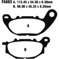 Brake pads Semi-Sinter V EBC