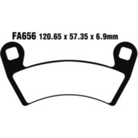 Brake pads Standard EBC FA656TT