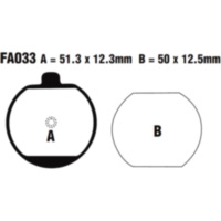 Bremsbeläge Bremsklotz Standard EBC FA033