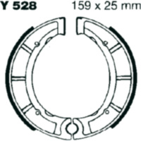 Brake shoes inc springs ebc
