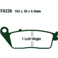 Bremsbeläge Bremsklotz Standard EBC FA226