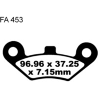 Brake pads sintered r ebc FA453R