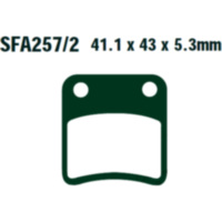 Brake pads scooter ebc SFA2572