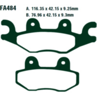 Brake pads std ebc FA484TT