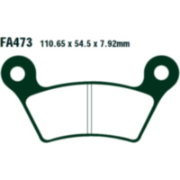 Bremsbeläge Bremsklotz Standard EBC FA473