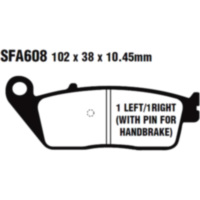 Brake pads scooter ebc SFA608