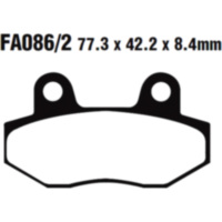 Brake pads std ebc FA0862