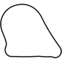Water pump cover gasket oe spare part 1109040