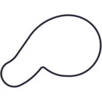 Water pump cover gasket oe spare part 1109079