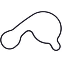Water pump cover gasket oe spare part 1109105