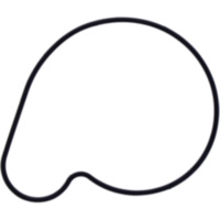 Water pump cover gasket oe spare part 1109117