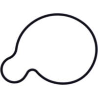 Water pump cover gasket oe spare part 1109135