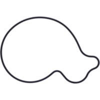WATER PUMP COVER GASKET ORIGINAL SPARE PART 8371