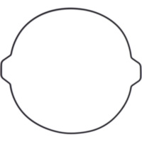 CLUTCH COVER GASKET OUTER ATHENA 8419