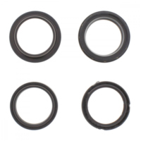 Fork oil seal kit with dust caps