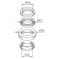 Lenkkopflager Satz 6037