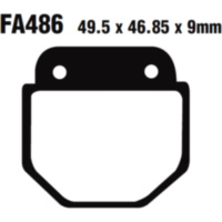 Bremsbeläge Bremsklotz Standard EBC FA486