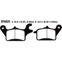 Brake pads scooter ebc SFA625