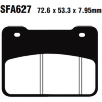 Brake pads scooter ebc SFA627