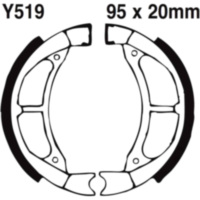 Brake shoes inc springs ebc Y519